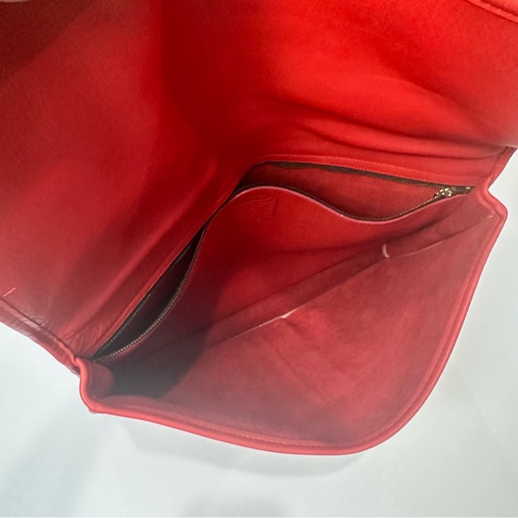 Vintage Coach Ted Diplomat Briefcase Rare Red Color 5170 - Picture 11 of 13